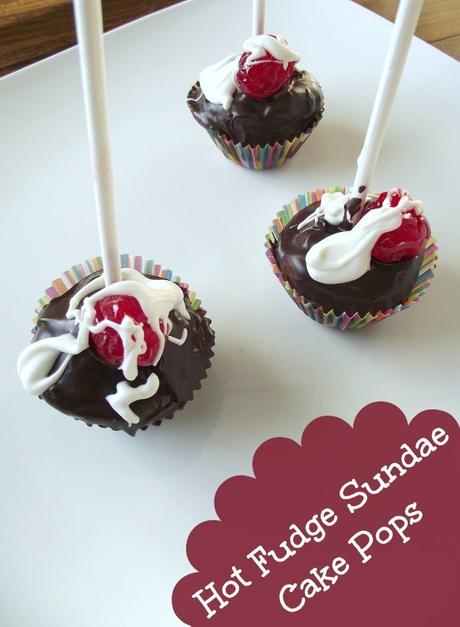 HOT FUDGE SUNDAE CAKE POPS