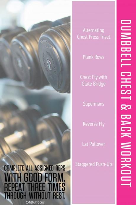 Dumbbell Chest and Back Workout