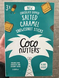 Coco Nutters Chocolate Dipped Salted Caramel Snowcomut Sticks Review