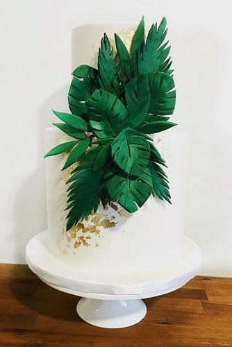 wedding cake shapes palm tree cake tropical cake