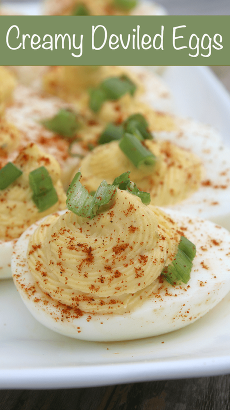 CREAMY DEVILED EGGS