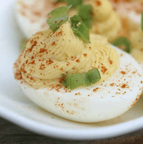 CREAMY DEVILED EGGS