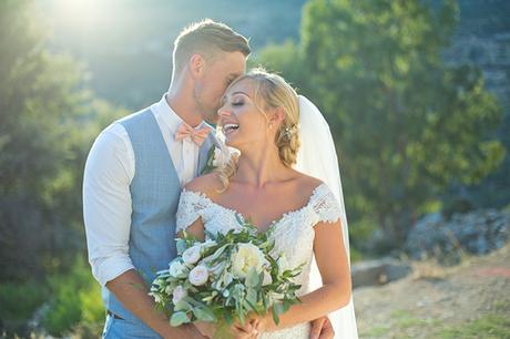 Romantic summer wedding in Kefalonia | Hayley & Michael