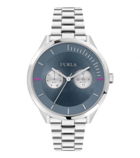 Furla Silver Metropolis Grey Dial Watch