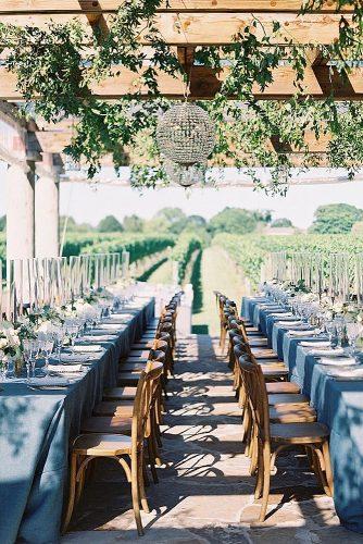 spring weddings spring color palette pale blue reception