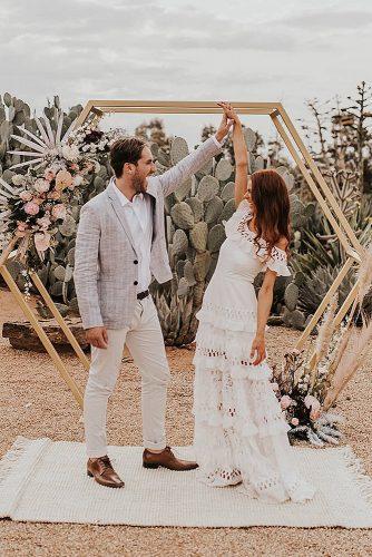 spring weddings chic boho newlyweds