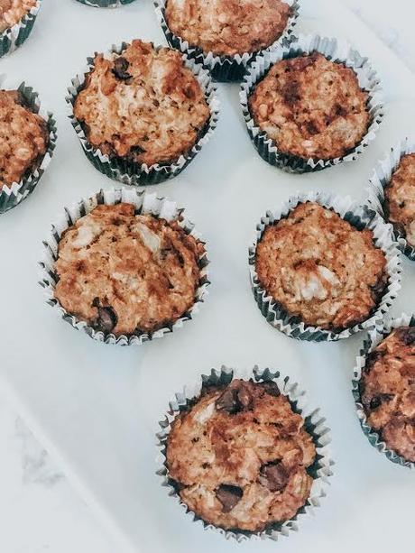 Coconut Chocolate Chip Banana Muffins