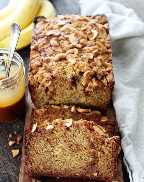 Salted Caramel Banana Bread
