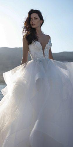  wedding dresses spring 2020 ball gown sweetheart sequins ruffled skirt pnina tornai