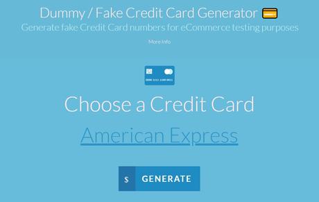 Best Fake Credit Card Generator Tools Online