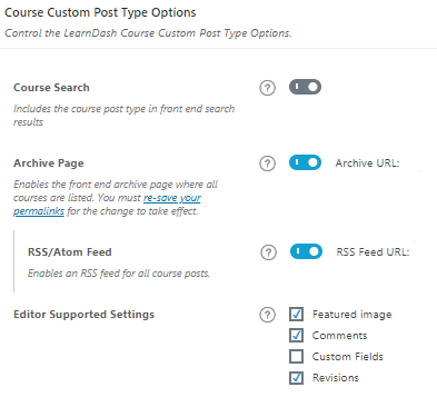 Experience New Course Builder Functionality With LearnDash 3.0 Custom Post Type options, best online course builder functionality with WordPress LMS Plugin LearnDash 3.0