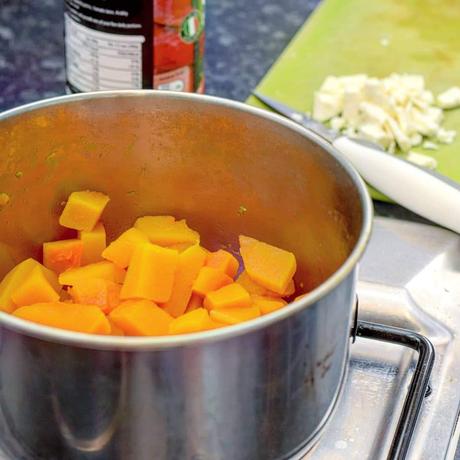Recipe|| Butternut Squash, Tomato & Feta Fritters