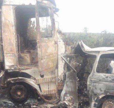 Auto Crash Claims 19 Lives In Ondo , Bodies Burnt Beyond Recognition