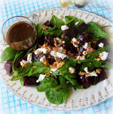 Beetroot, Goat's Cheese  & Toasted Walnut Salad