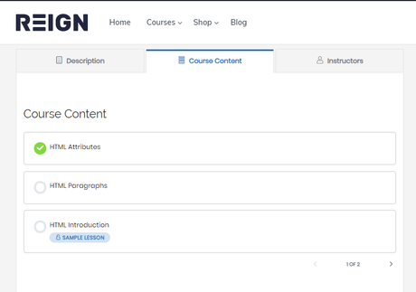 LearnDash Enhancements are out now Pagination