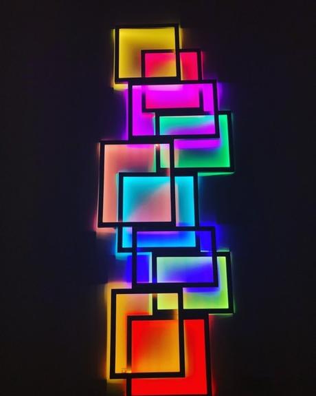 David Batchelor Geometric Neon Art