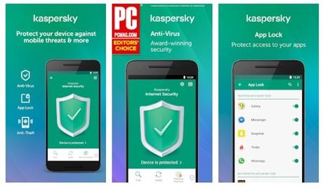 kaspersky - top antivirus for android