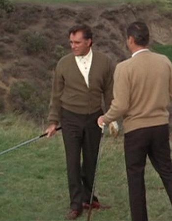 Richard Burton’s Golf Cardigan in The Sandpiper Richard Burton’s Golf Cardigan in The Sandpiper