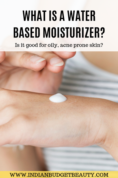 water based moisturizer what is a water based moisturizer?