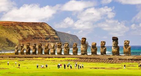 Visitors at the UNESCO World Heritage siite