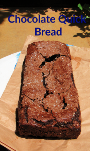 Chocolate  Quick Bread#BreadBakers