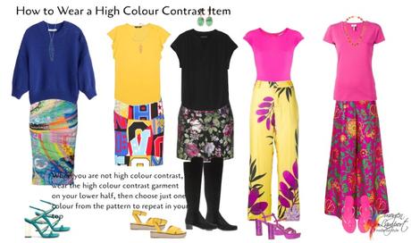 3 Ways to Wear Prints with Colour Constrast Levels Outside of Your Ideal and Look Stunning