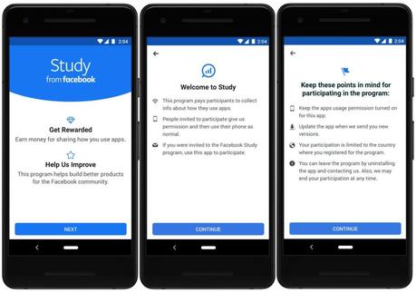 Facebook launches ‘Study,’ a program that pays for your data as part of research