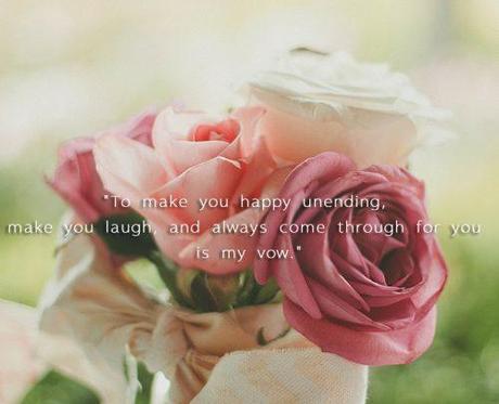 wedding vows for him traditional wedding vow example flowers
