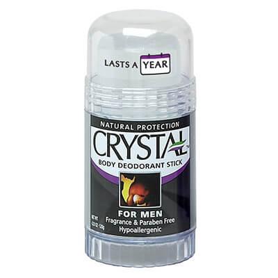 Crystal Rock Mineral Deodorant Stick for Men