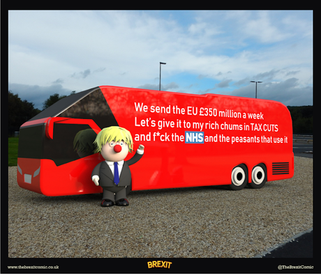 Boris Johnson launches his Tory Leadership Contest campaign with a new bus...