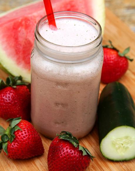 Strawberry Watermelon Recovery Smoothie Strawberry Watermelon Recovery Smoothie