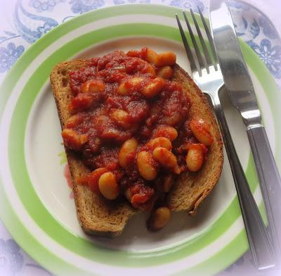 Maple Baked Beans on Toast