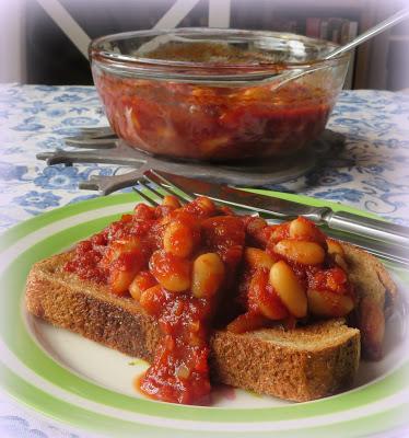 Maple Baked Beans on Toast