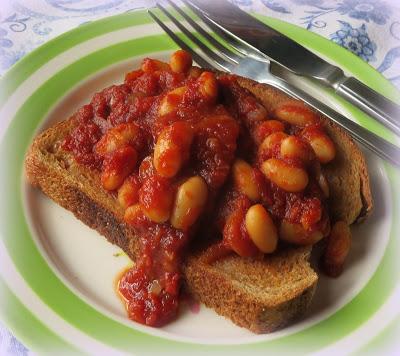 Maple Baked Beans on Toast