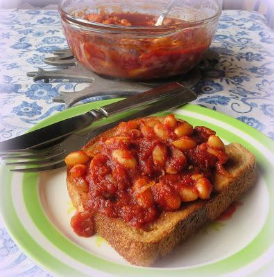 Maple Baked Beans on Toast