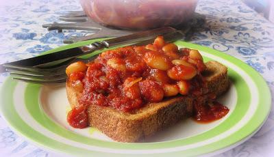 Maple Baked Beans on Toast