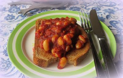 Maple Baked Beans on Toast