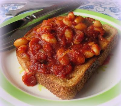 Maple Baked Beans on Toast