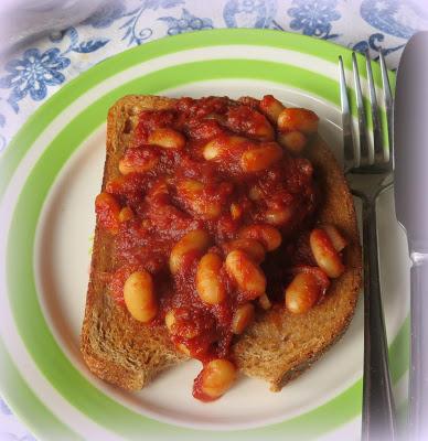 Maple Baked Beans on Toast