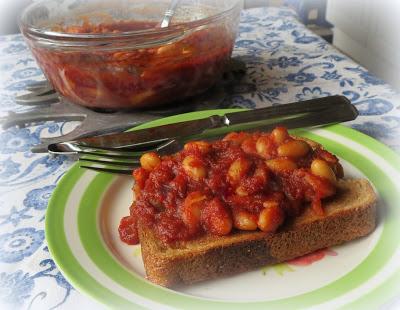 Maple Baked Beans on Toast