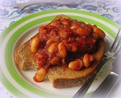 Maple Baked Beans on Toast