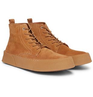 Comfort In Lieu Of Sneakers:  AMI Suede Chukka Boots