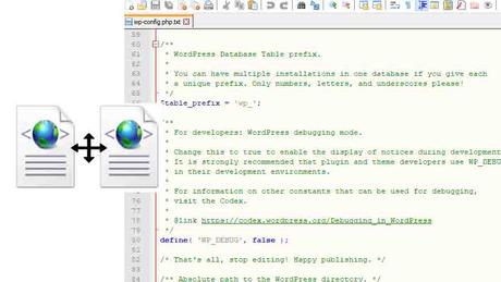 New Notepad++ feature drag and drop