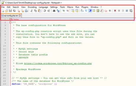 New Notepad++ tabbed document interface