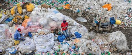 The Royal Canadian Geographical Society Partners with The Anthropocene Project on Canada-Wide Education Program Detailing the Extent of Human Impact on the Planet Dandora landfill#3 plastics recycling, Nairobi Kenya 2016.