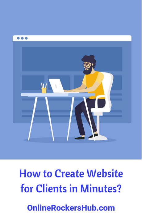 How to Create Website for Clients in minutes - Pinterest Image