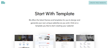 8B Website Builder Review: Free & Simple to Use Online Builder