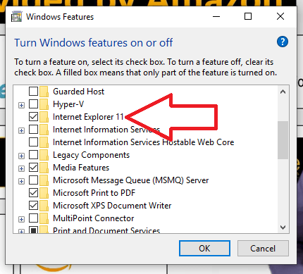 How to Uninstall Internet Explorer In Windows 10