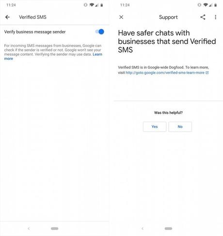 Google testing SMS reminders and verified messages from businesses