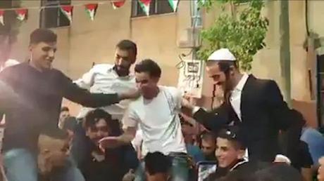Modiin Ilit residents join wedding celebrations in Palestinian village